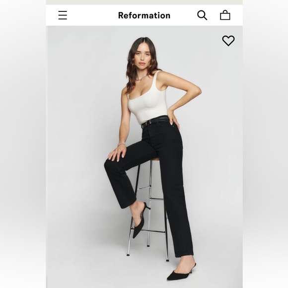 Pants - ✨reformation straight leg jean✨